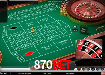Roulette Table 870bet